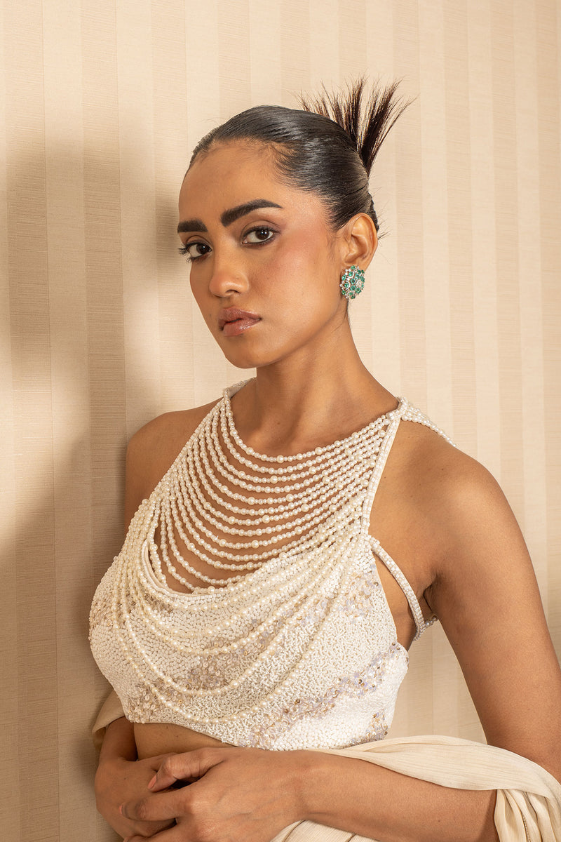 SKIRT SAREE WITH BLOUSE